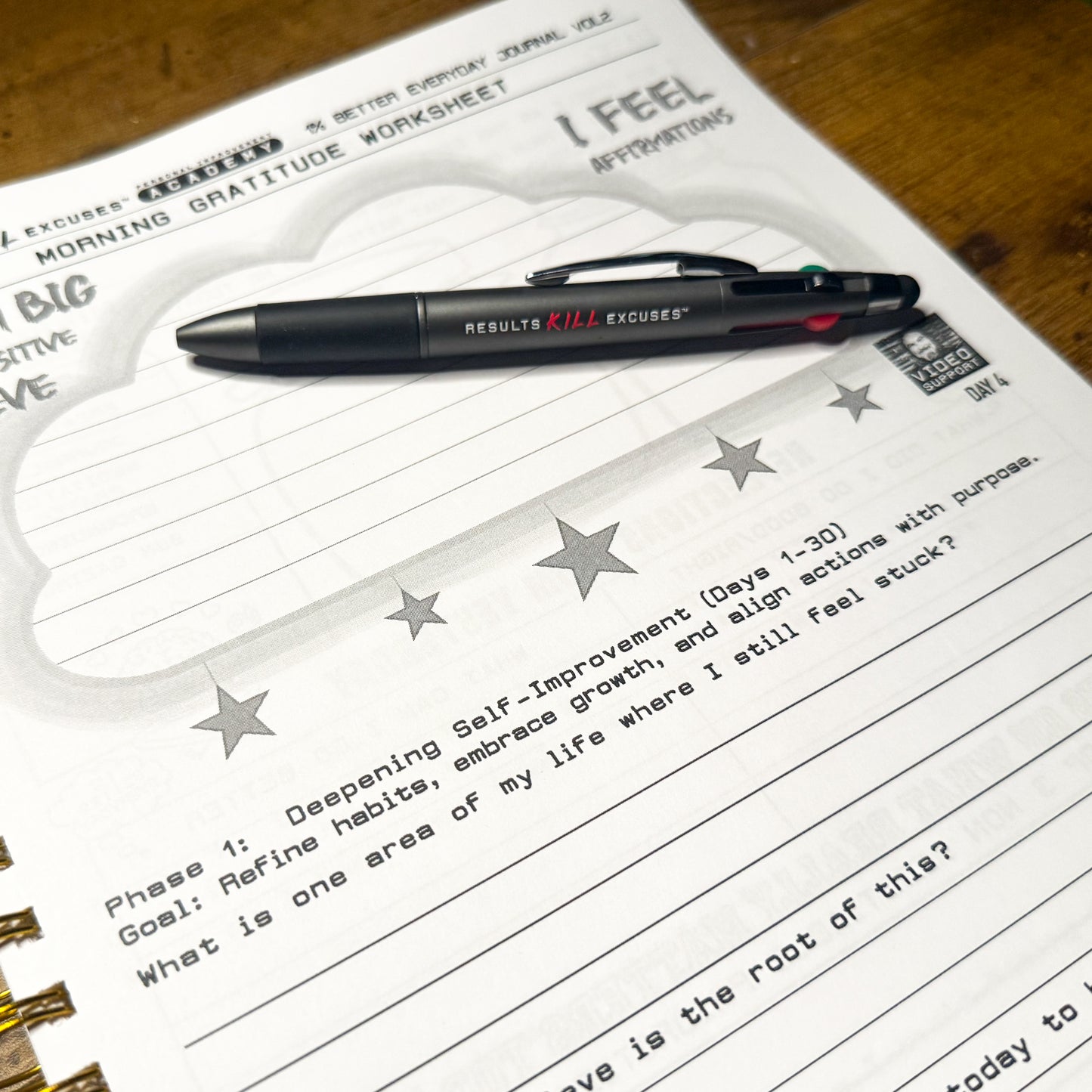 1% Better Everyday Journal VOL 2 BONUS PACK