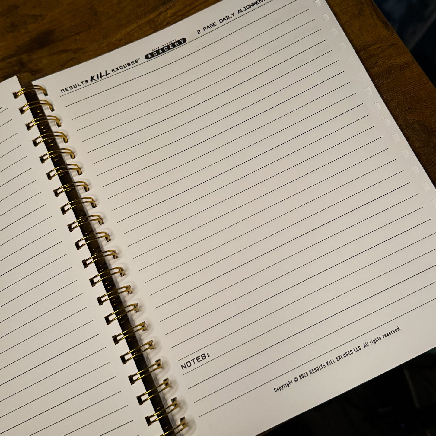 2 PAGE DAILY ALIGNMENT FREE WRITING JOURNAL