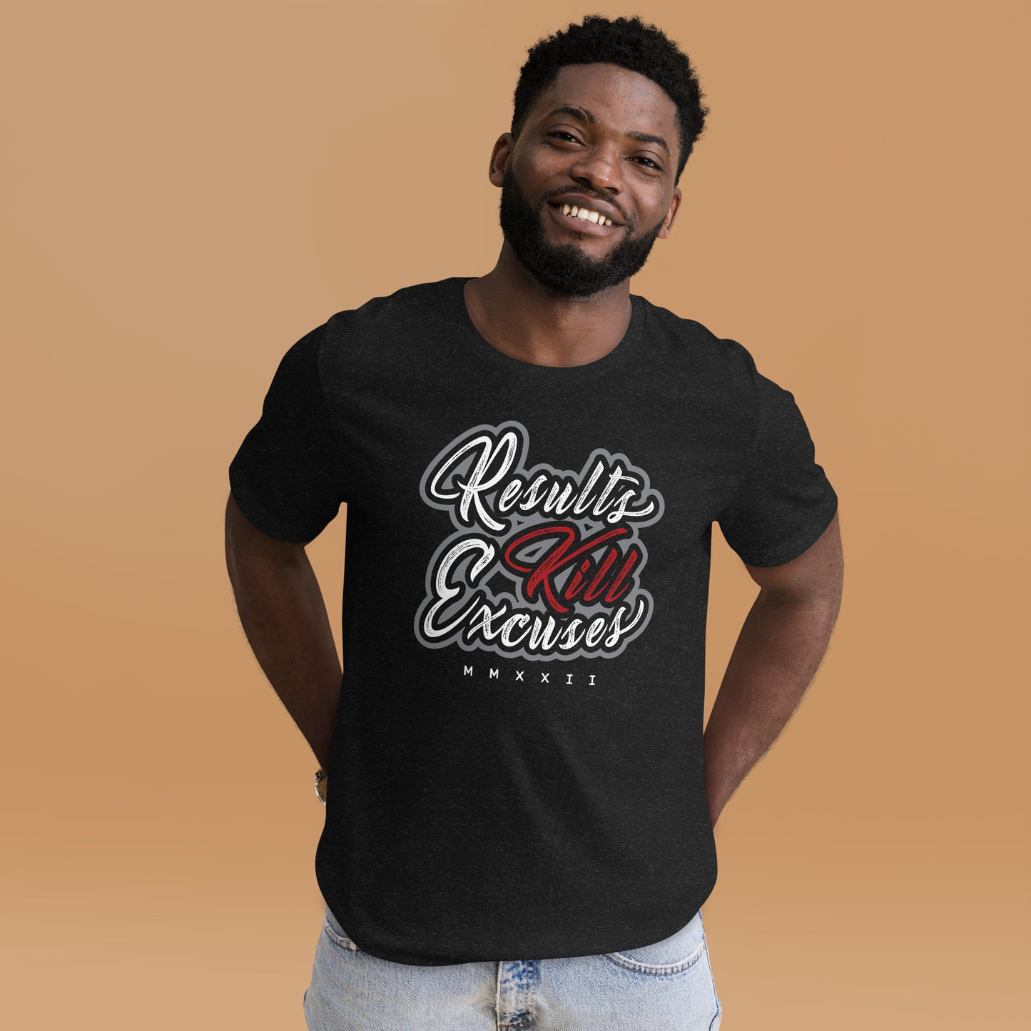 RESULTS KILL EXCUSES "SCRIPTED LIFE" MENS T-SHIRT