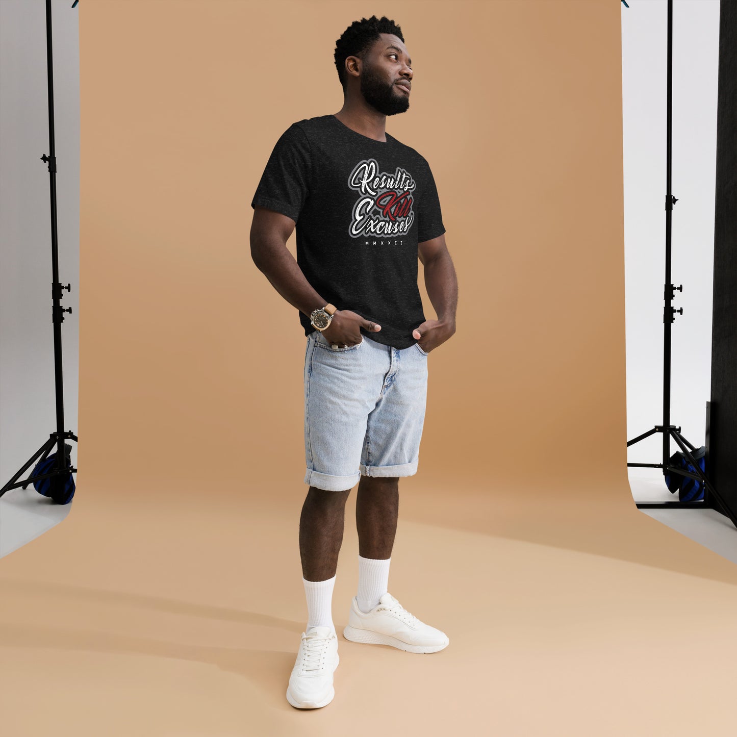 RESULTS KILL EXCUSES "SCRIPTED LIFE" MENS T-SHIRT