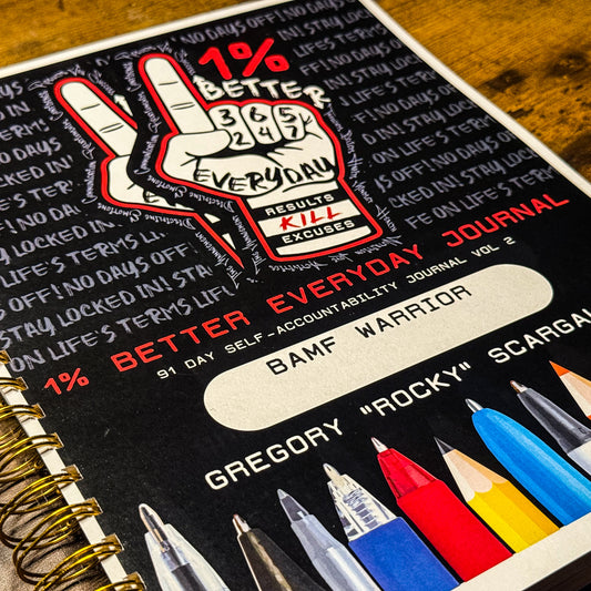 1% Better Everyday Journal VOL 2  BONUS PACK