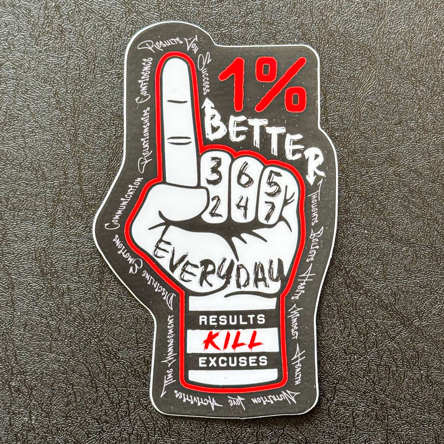1% Better Everyday 4 COLOR PEN & STICKER