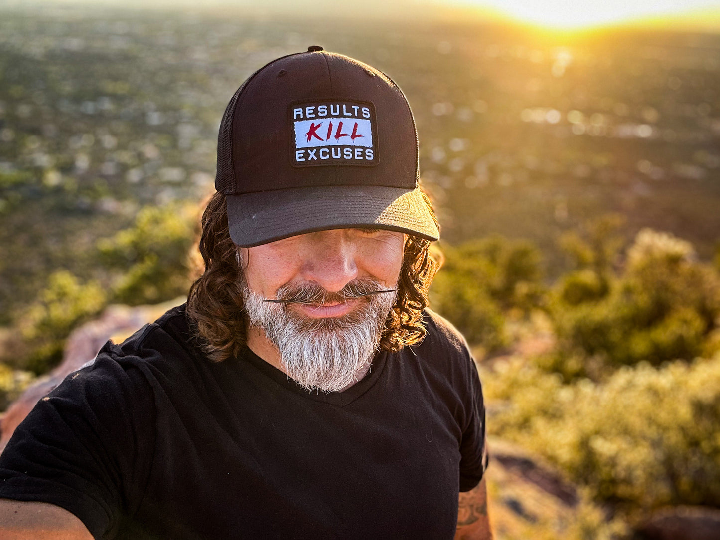 RESULTS KILL EXCUSES TRUCKER HAT