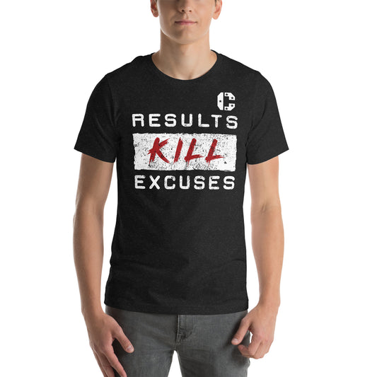 RESULTS KILL EXCUSES "TEAM CAPTAIN SERIES" MEN'S T-SHIRT