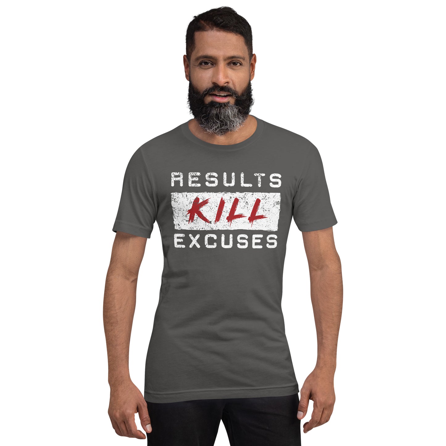 RESULTS KILL EXCUSES MENS DE-STRESSED T